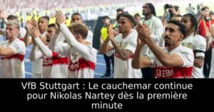 VfB Stuttgart : Le cauchemar continue pour Nikolas Nartey dès la première minute