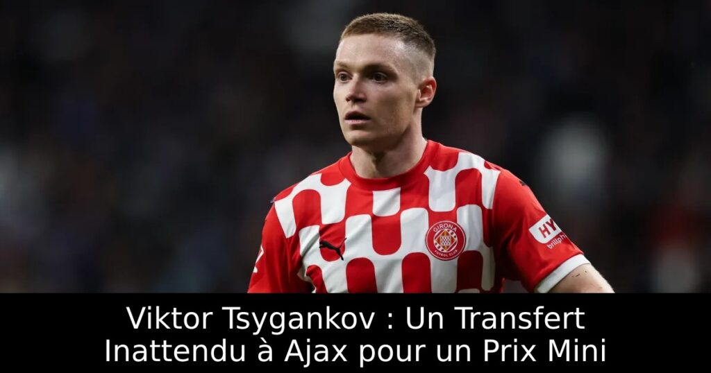 Viktor Tsygankov : Un Transfert Inattendu à Ajax pour un Prix Mini