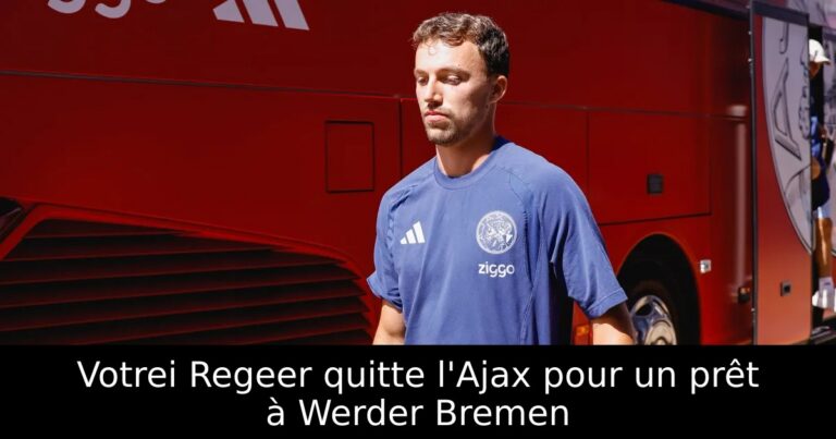 Votrei Regeer quitte l'Ajax pour un prêt à Werder Bremen