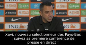 Xavi, nouveau sélectionneur des Pays-Bas : suivez sa première conférence de presse en direct !