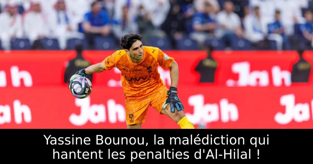 Yassine Bounou, la malédiction qui hantent les penalties d&rsquo;Al-Hilal !