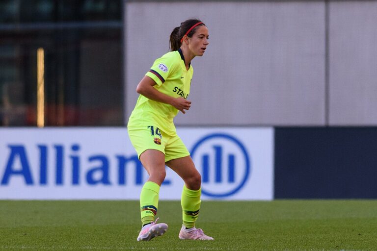 Aitana Bonmatí avec le Barça en avril 2019