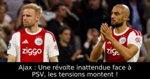 Ajax : Une révolte inattendue face à PSV, les tensions montent !