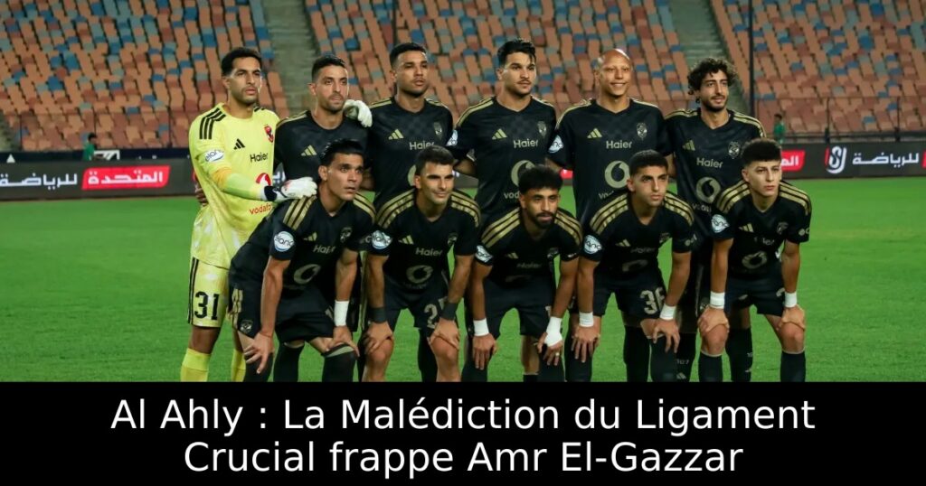 Al Ahly : La Malédiction du Ligament Crucial frappe Amr El-Gazzar