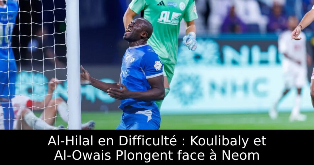 Al-Hilal en Difficulté : Koulibaly et Al-Owais Plongent face à Neom