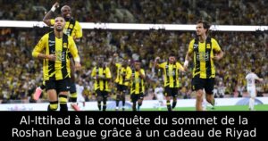 Al-Ittihad à la conquête du sommet de la Roshan League grâce à un cadeau de Riyad