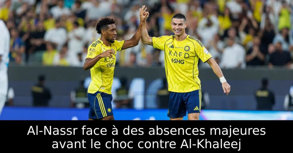 Al-Nassr face à des absences majeures avant le choc contre Al-Khaleej