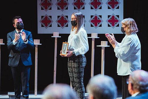 Alexia Putellas reçoit la Creu de Sant Jordi en 2021