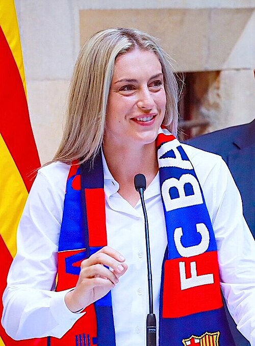 Alexia Putellas fête la Ligue des champions avec le Barça en 2023