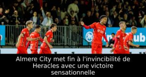 Almere City met fin à l&rsquo;invincibilité de Heracles avec une victoire sensationnelle