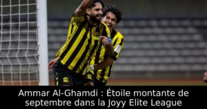 Ammar Al-Ghamdi : Étoile montante de septembre dans la Joyy Elite League