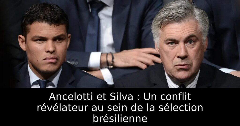 Ancelotti et Silva : Un conflit révélateur au sein de la sélection brésilienne