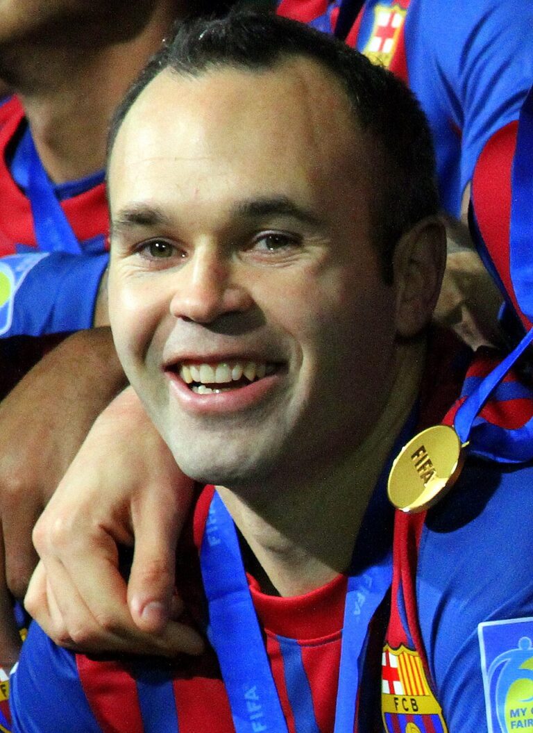 Andrés Iniesta avec le FC Barcelone en 2011