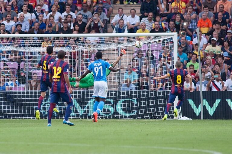 Andrés Iniesta lors de Naples–Barcelone à Genève en 2014