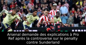 Arsenal demande des explications à Pro Ref après la controverse sur le penalty contre Sunderland
