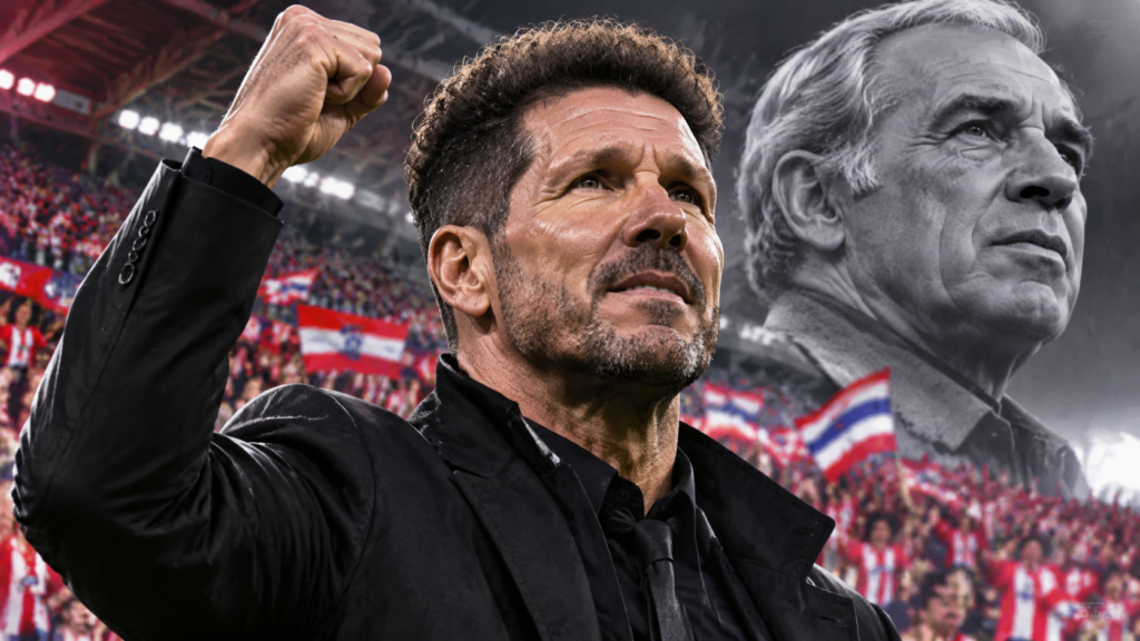 Atlético de Madrid : Diego Simeone rejoint Luis Aragonés au sommet de l’histoire de la Liga