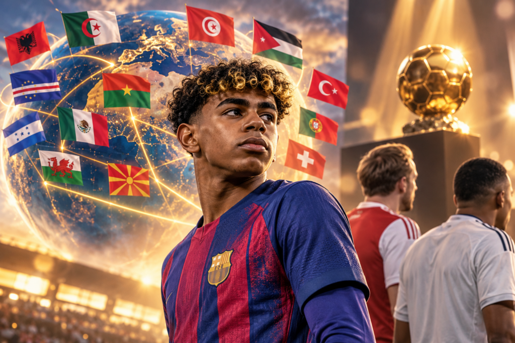 Ballon d’Or 2026 : Lamine Yamal plébiscité par 13 pays malgré sa troisième place
