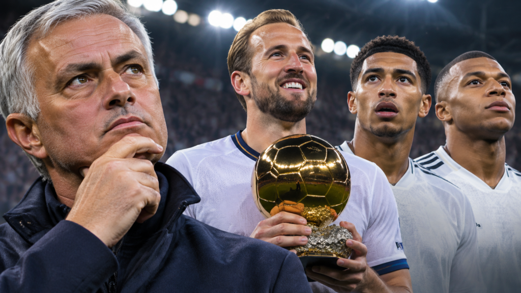Ballon d’Or : Mourinho heureux pour Harry Kane, mais stupéfait par la 11e place de Jude Bellingham