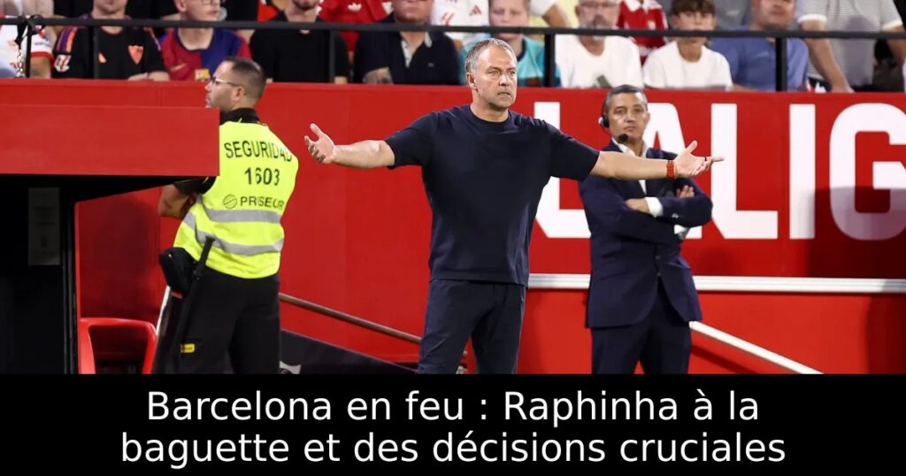 Barcelona en feu : Raphinha à la baguette et des décisions cruciales