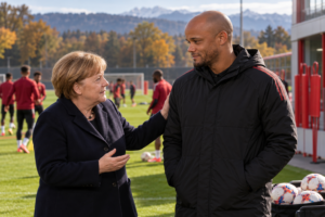 Bayern Munich : Angela Merkel soutient Vincent Kompany et lui adresse un message fort