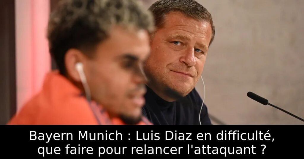 Bayern Munich : Luis Diaz en difficulté, que faire pour relancer l&rsquo;attaquant ?