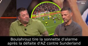 Boulahrouz tire la sonnette d&rsquo;alarme après la défaite d&rsquo;AZ contre Sunderland