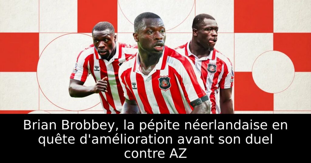Brian Brobbey, la pépite néerlandaise en quête d&rsquo;amélioration avant son duel contre AZ