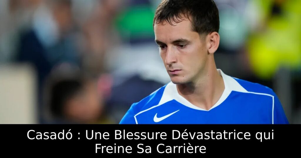 Casadó : Une Blessure Dévastatrice qui Freine Sa Carrière
