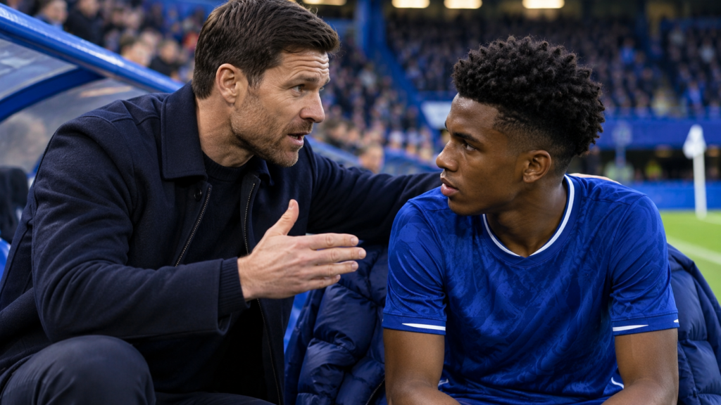 Chelsea : Xabi Alonso promet du temps de jeu à Estevao et écarte un prêt en janvier