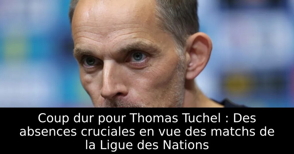 Coup dur pour Thomas Tuchel : Des absences cruciales en vue des matchs de la Ligue des Nations