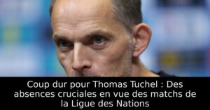 Coup dur pour Thomas Tuchel : Des absences cruciales en vue des matchs de la Ligue des Nations