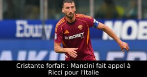 Cristante forfait : Mancini fait appel à Ricci pour l&rsquo;Italie