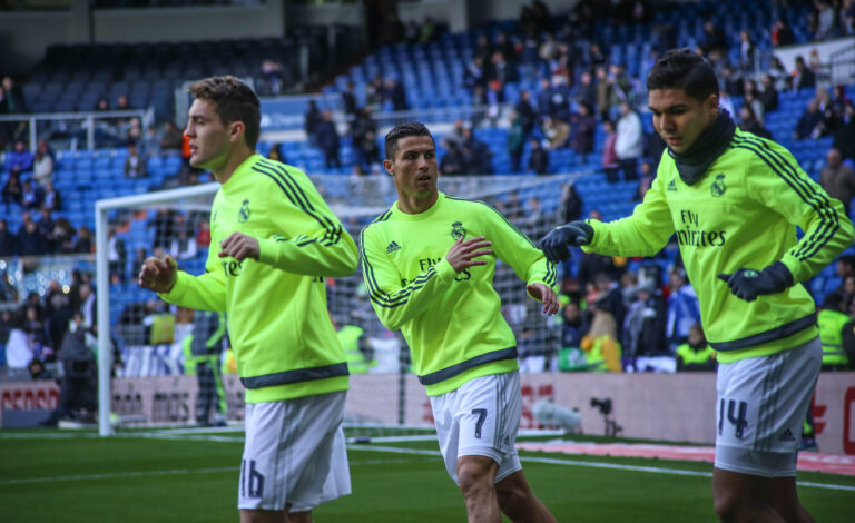 Cristiano Ronaldo à l’entraînement