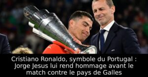 Cristiano Ronaldo, symbole du Portugal : Jorge Jesus lui rend hommage avant le match contre le pays de Galles