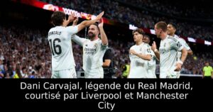 Dani Carvajal, légende du Real Madrid, courtisé par Liverpool et Manchester City