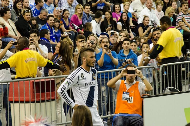 David Beckham lors de Montréal–LA Galaxy en 2012