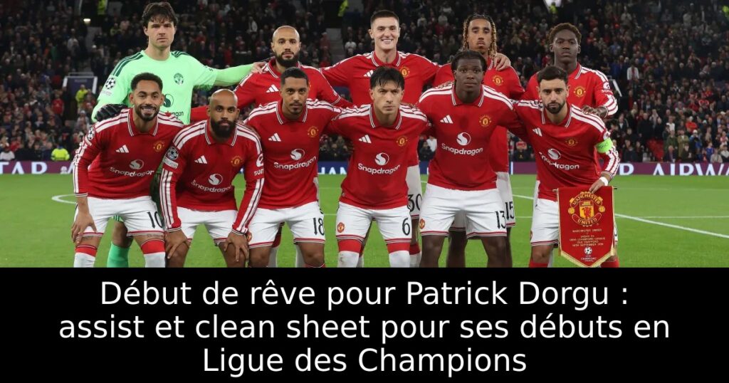 Début de rêve pour Patrick Dorgu : assist et clean sheet pour ses débuts en Ligue des Champions