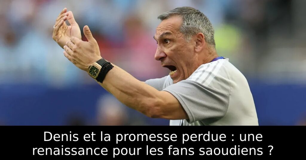 Denis et la promesse perdue : une renaissance pour les fans saoudiens ?