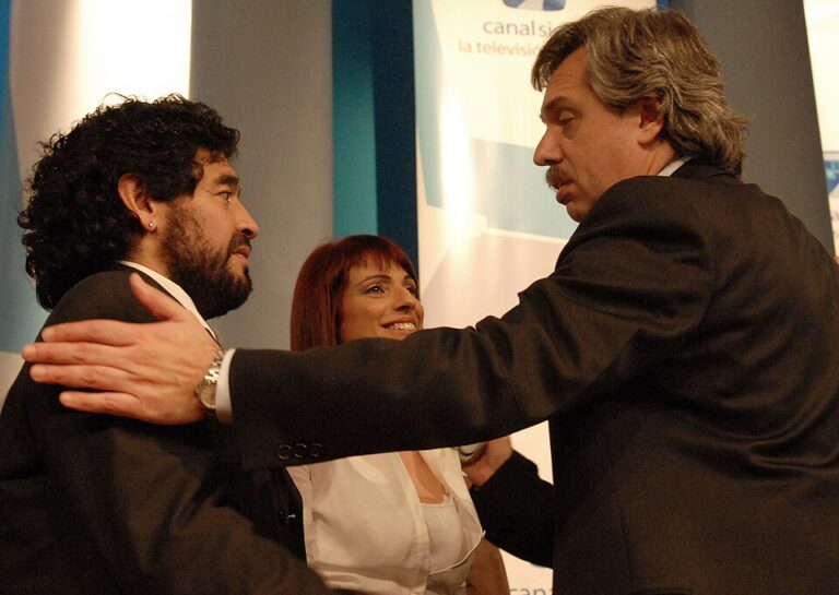 Diego Maradona en septembre 2006
