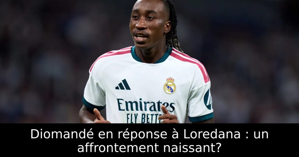 Diomandé en réponse à Loredana : un affrontement naissant?