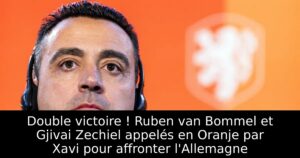 Double victoire ! Ruben van Bommel et Gjivai Zechiel appelés en Oranje par Xavi pour affronter l&rsquo;Allemagne