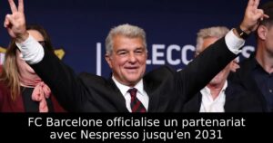 FC Barcelone officialise un partenariat avec Nespresso jusqu&rsquo;en 2031