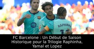 FC Barcelone : Un Début de Saison Historique pour la Trilogie Raphinha, Yamal et Lopez