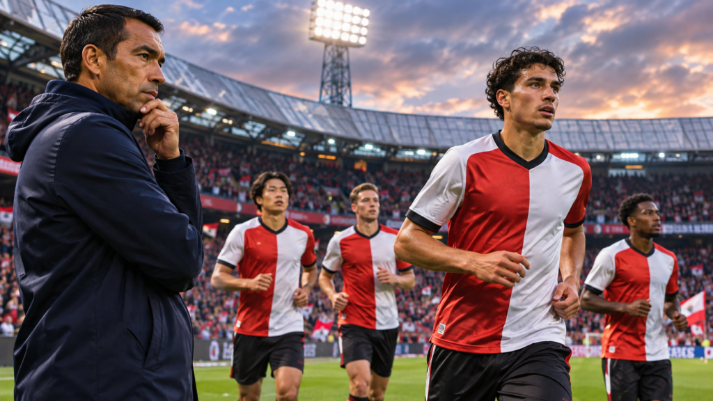 Feyenoord – Fortuna Sittard : Van Bronckhorst choisit Javi López pour pallier l&rsquo;absence de St. Juste