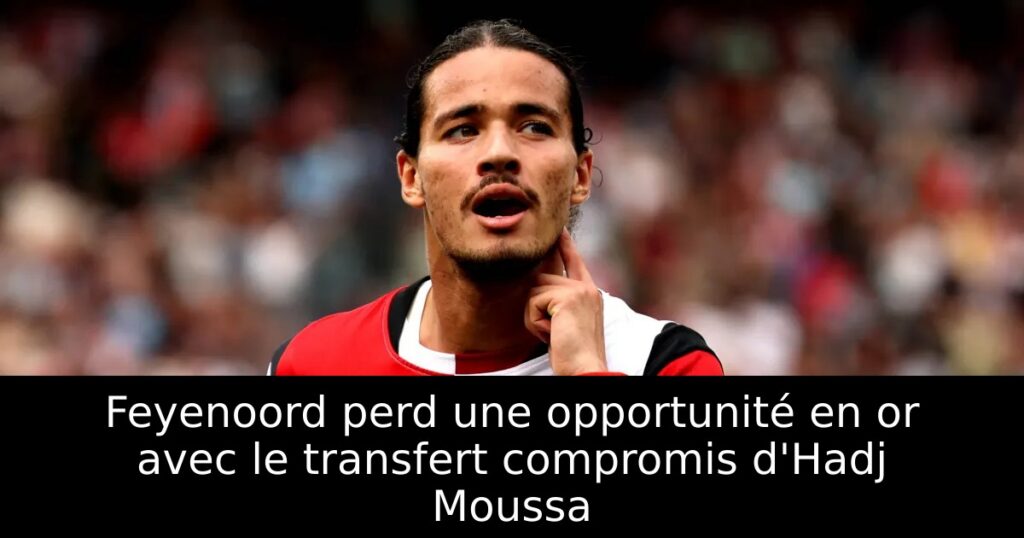 Feyenoord perd une opportunité en or avec le transfert compromis d&rsquo;Hadj Moussa