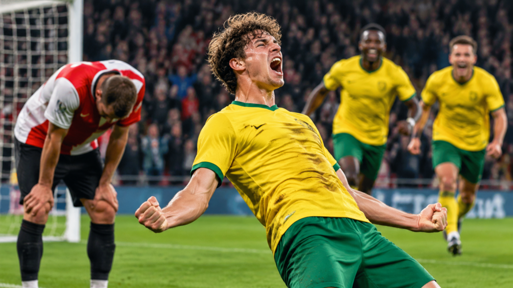 Feyenoord piégé par son propre joueur : Shiloh &lsquo;t Zand arrache le nul avec Fortuna Sittard
