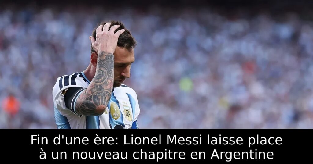 Fin d&rsquo;une ère: Lionel Messi laisse place à un nouveau chapitre en Argentine