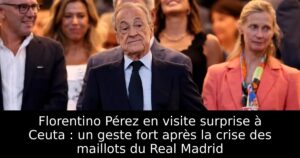 Florentino Pérez en visite surprise à Ceuta : un geste fort après la crise des maillots du Real Madrid