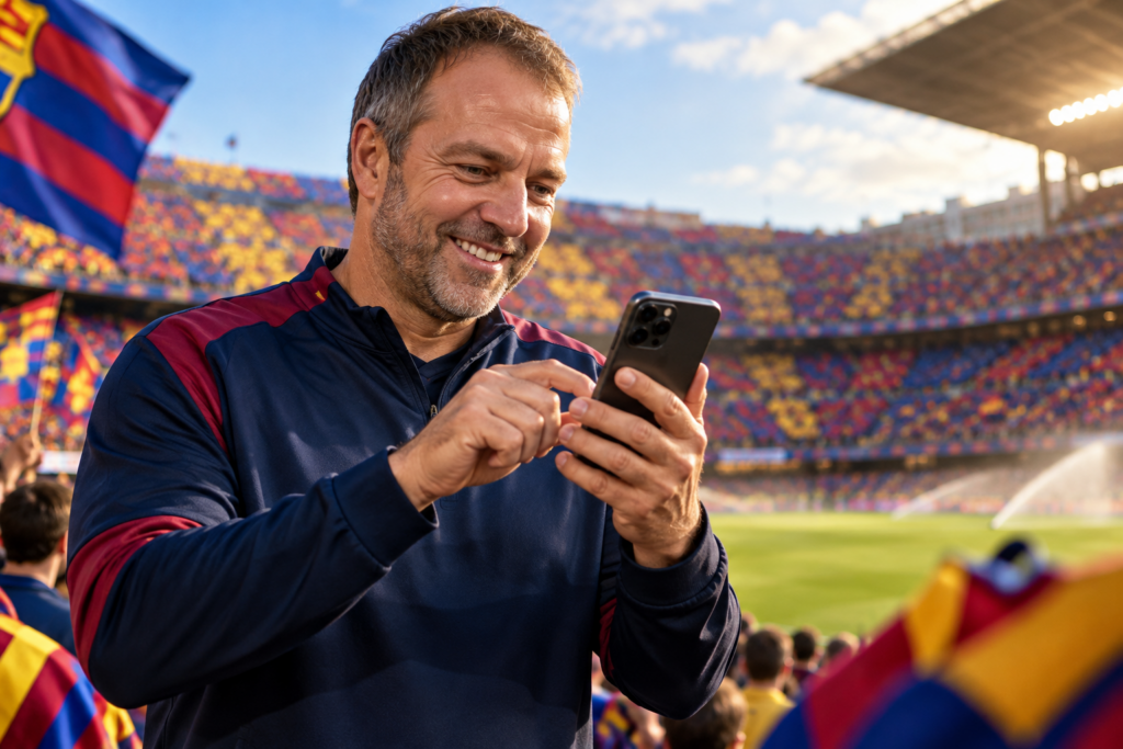FC Barcelone : Hansi Flick débarque sur Instagram et séduit déjà plus de 100 000 abonnés