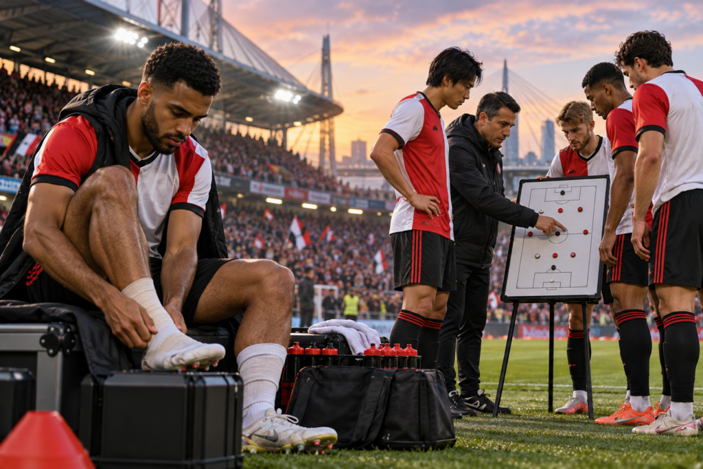 Feyenoord – Fortuna Sittard : St. Juste forfait, Van Bronckhorst prépare une défense remaniée